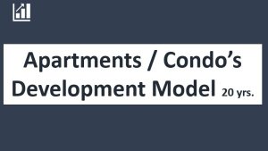 Apartment Block Development Model - 20 years