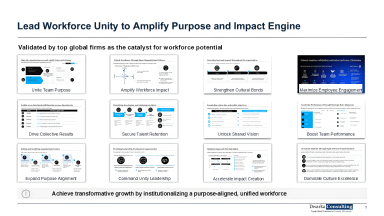 Lead Workforce Unity to Amplify Purpose and Impact