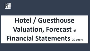 Hotel / Guesthouse Valuation Model and Financial Statements 20 years