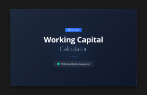 Working Capital Calculator v2.0 - Improve your Debtor Days Calculations & MORE