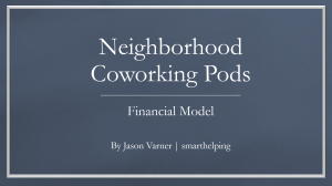 Office-as-a-Service (coworking pods subscription model)