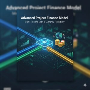 Project Finance Model - Debt & Scenario & Ratios & Timeline