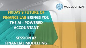AI, Excel & Financial Modeling: Future of Finance Lab – Free Session Resources (Session #2)