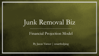 Junk Removal Profit and Cash Flow Model | Franchise or Independent Setup