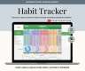 Habit Tracker Daily Weekly Monthly Spreadsheet 2026 Habit Tracking Template Goal Tracker Google Sheets