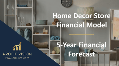 Home Décor Store – 5 Year Financial Model