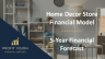 Home Décor Store – 5 Year Financial Model