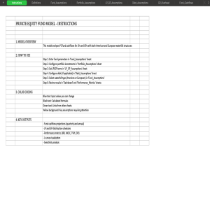 Private Equity Fund Model