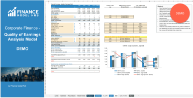 Transaction Services – FDD Quality of Earnings (QoE) Model - DEMO