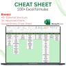 Excel Cheat Sheet: 100+ Formulas, Shortcuts, Advanced Charts + Google Sheets Cheat Sheet