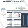 Accounting General Ledger with Automatic Financial Statements: Excel and Google Sheets