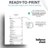Accounting General Ledger with Automatic Financial Statements: Excel and Google Sheets