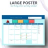 One Page Strategic Planner: Excel, Google Sheet, Canva Template (A3 Printable PDF Poster)