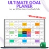 Goal Planner with Shohei Ohtani Mandala Chart (Dark Mode Available)