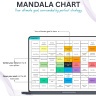 Goal Planner with Shohei Ohtani Mandala Chart (Dark Mode Available)