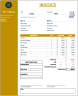 Small Business Invoice Template | Clean & Professional Design | With Tax, Discount and Shipping