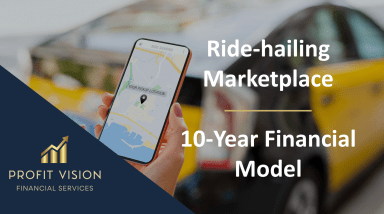 Ride-hailing Marketplace – 10 Year Financial Model