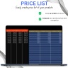 Pricing Calculator with 6 Pricing Options: Excel and Google Sheets (Dark Mode Available)