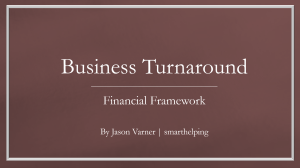 12–24 Month Turnaround Simulation & Exit Planning Model