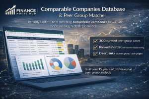 Valuation Services - Comparable Companies (Peer Group) Database & Matching Tool | 300 Case Library