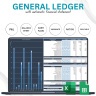 Accounting General Ledger with Automatic Financial Statements: Excel and Google Sheets