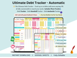 Debt Tracker google sheets