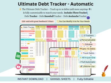 Debt Tracker google sheets