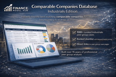 Valuation Services - Comparable Companies (Peer Group) Database & Matching Tool - Industrial Industry Edition
