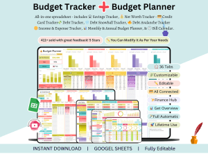budget planner & budget tracker