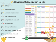 Time Blocking Calendar - Eloquens
