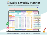 Daily Planner google sheets