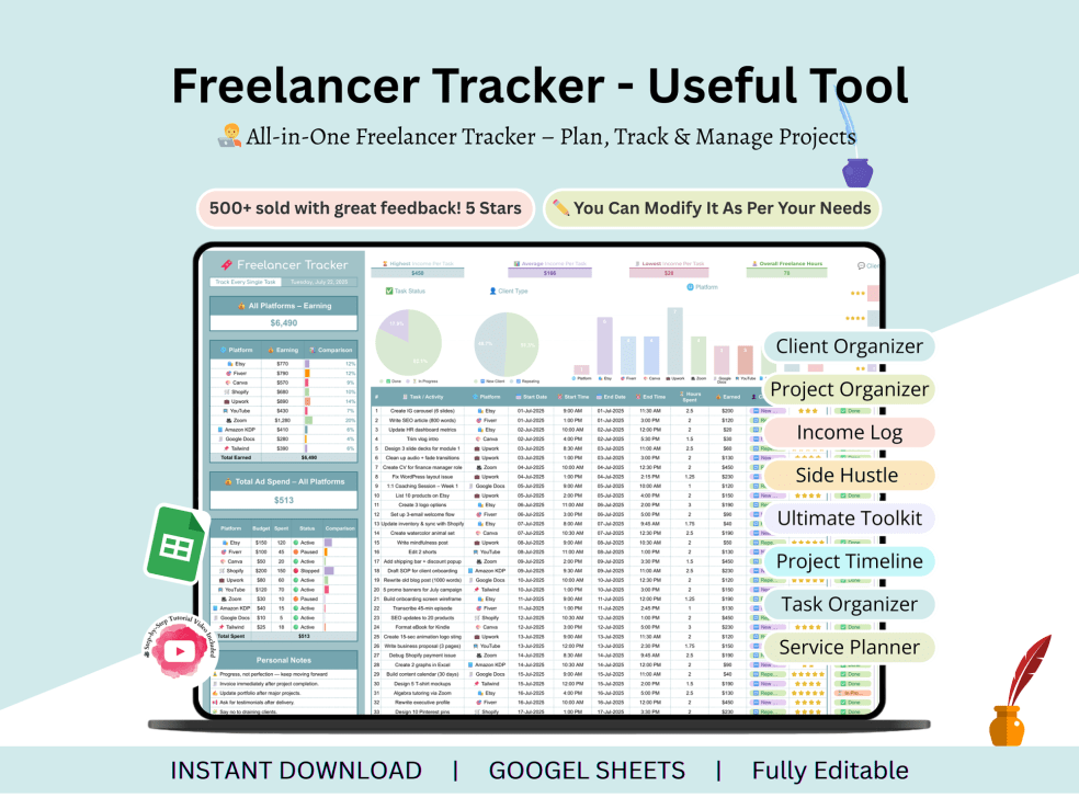 Freelancer Tracker - Eloquens