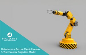 Robotics-as-a-Service (RaaS) Business 5-Year 3 Statement Financial Projection Model