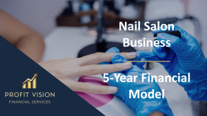 Nail Salon - 5 Year Financial Model