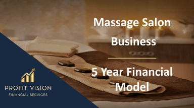 Massage Salon - 5 Year Financial Model