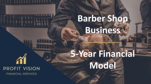 Barber Shop - 5 Year Financial Model