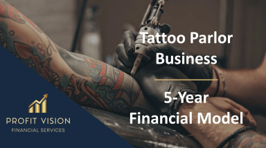 Tattoo Parlor - 5 Year Financial Model