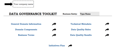 Data Governance Framework & Data Quality Toolkit (Excel Template)