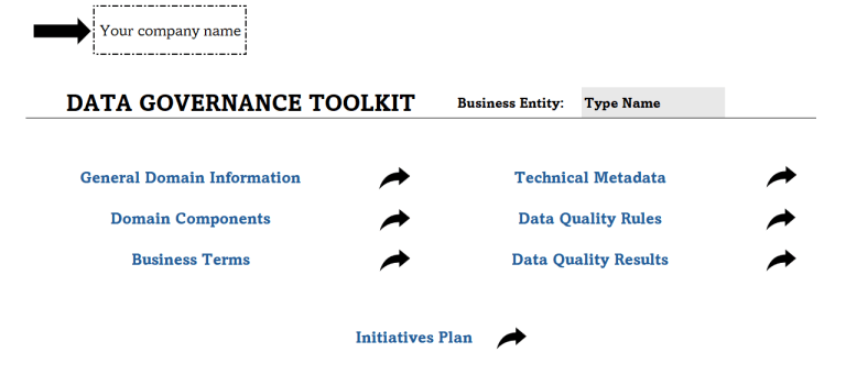Data Governance Framework & Data Quality Toolkit (Excel Template ...