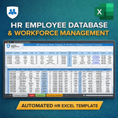 HR Employee Master Database & Workforce Management