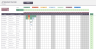 Attendance Tracker Excel Template | HR Attendance | School Attendance | Employee Attendance Timesheet