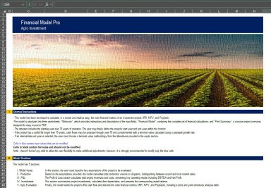 Agro Investment: Financial Model Pro
