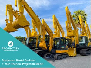 Equipment Rental Business 5-Year 3 Statement Financial Projection Model