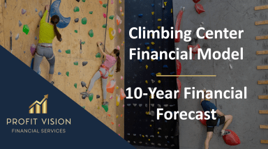 Climbing Center Financial Model – 10 Year Forecast