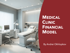 Medical Clinic Financial Model