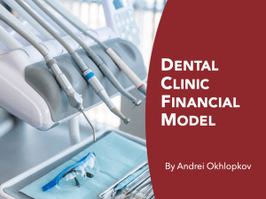 Dental Clinic Financial Model