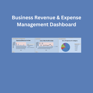 Excel Business & Revenue Management Dashboard | KPI Analytics Template