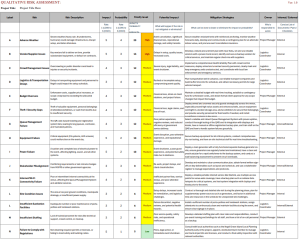 Qualitative & Quantitative Risk Assessment Excel Templates (EMV + Risk Matrix Dashboard)