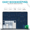 Income and Expense Easy Bookkeeping Template for Small Business