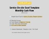 Service Excel Monthly Cash Flow